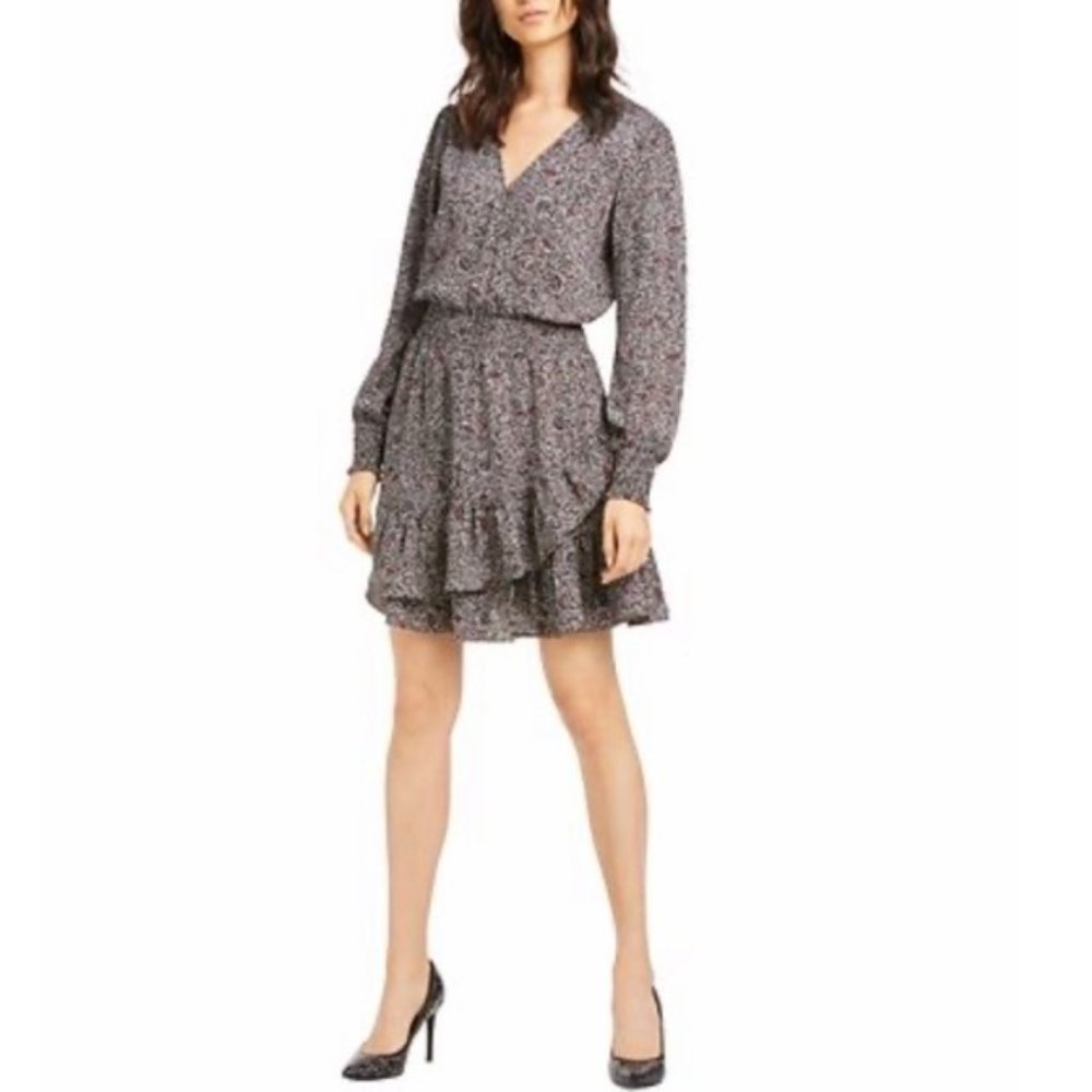 SOLD NWT MICHAEL KORS Ruffled Dress - Picture 4 of 8